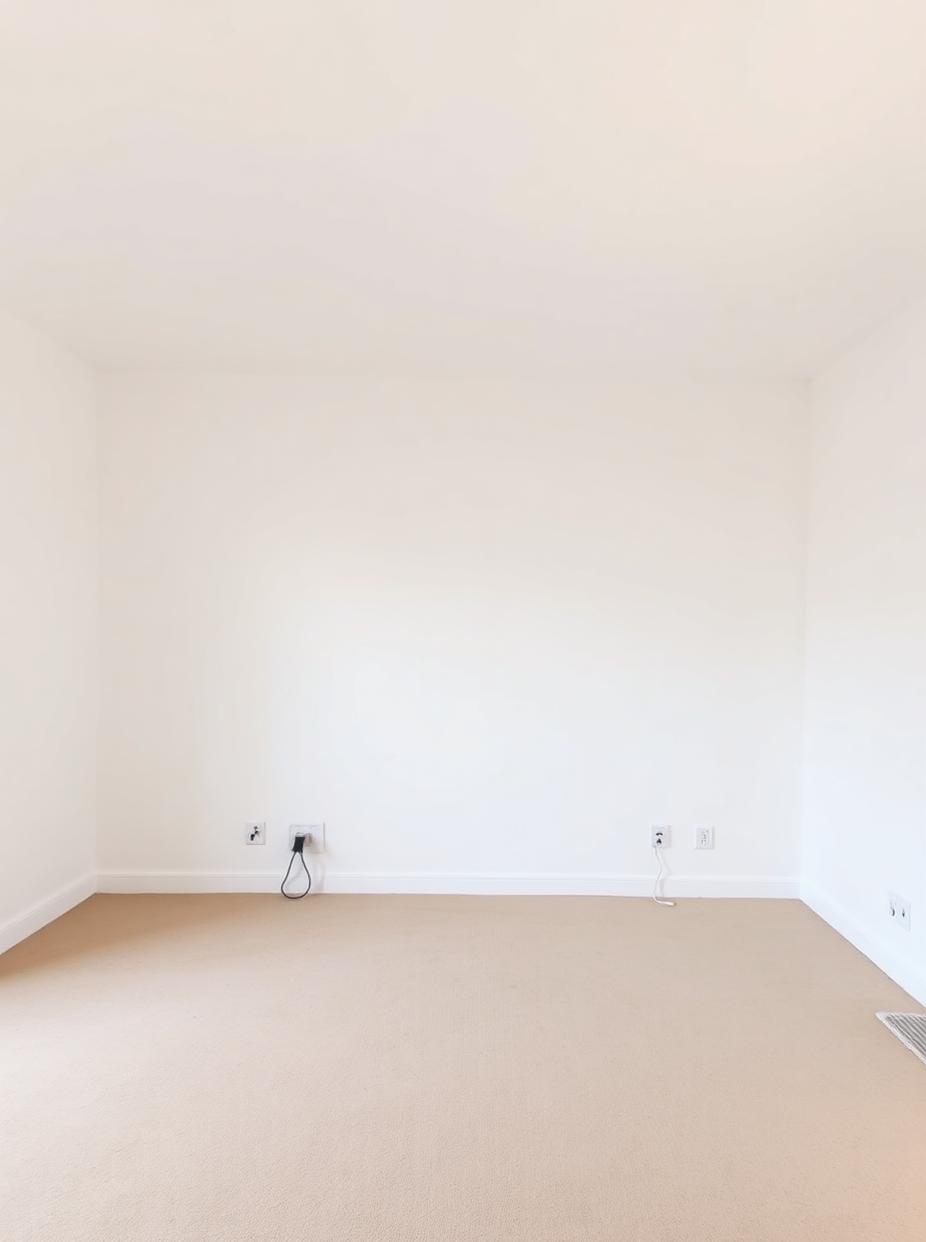 Sala de estar antes da transformação
